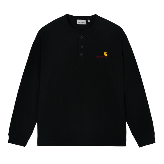 L/S Waffle Henley T-Shirt