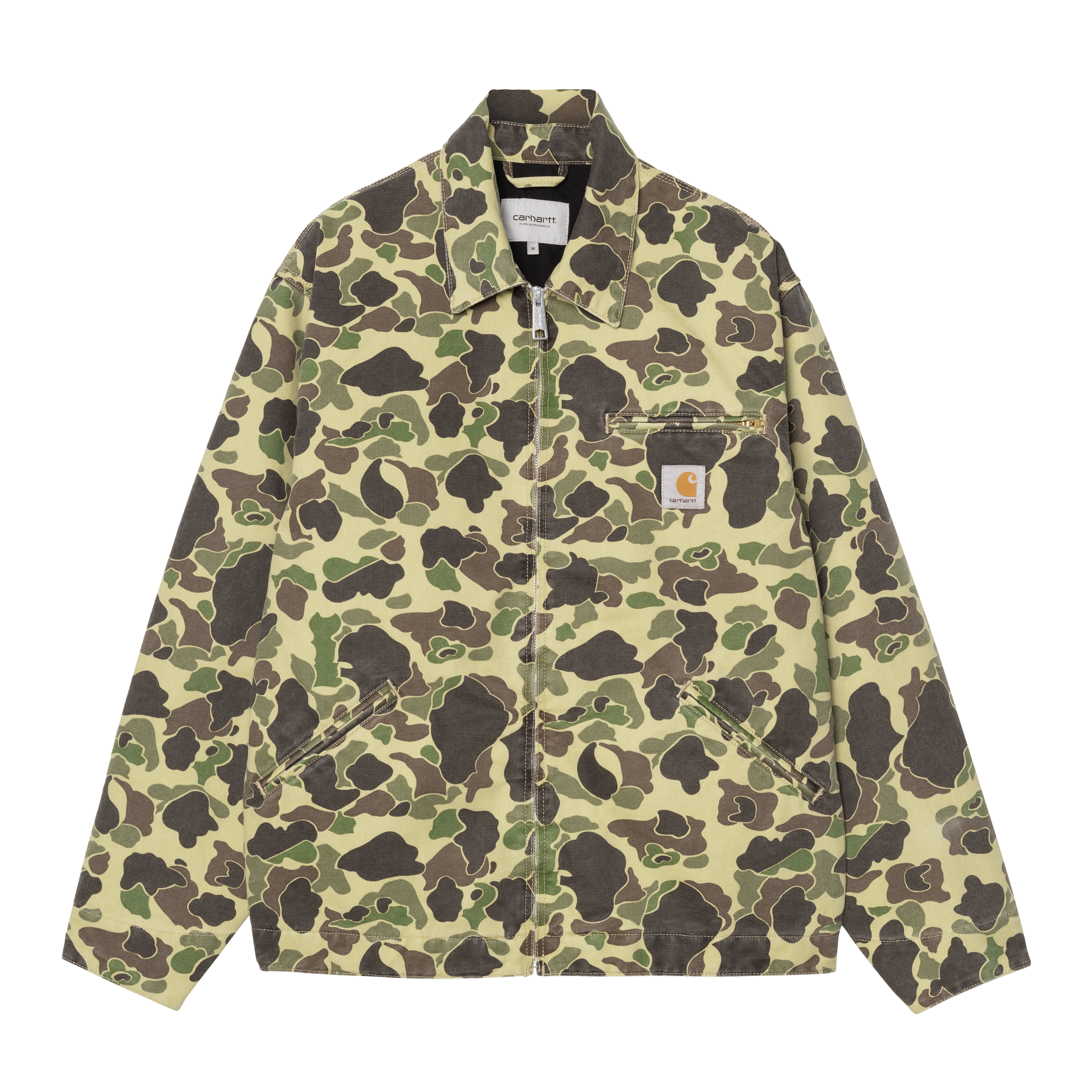 【新品】【CARHARTT WIP】DUCK DETROIT JACKET Kurtki męskie Carhartt WIP Duck Detroit Jacket UNISEX Camo