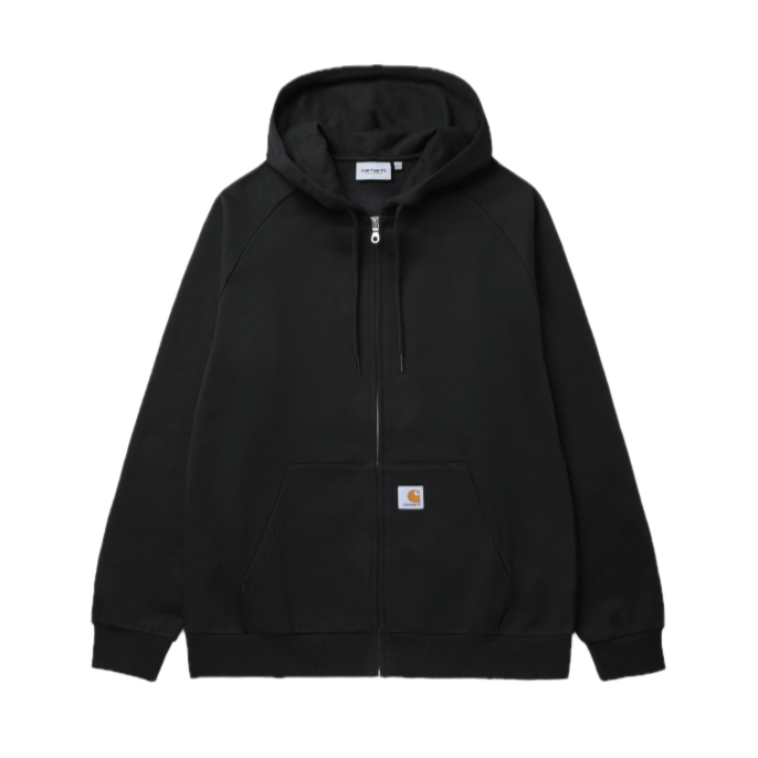 Hooded Square Label Jacket