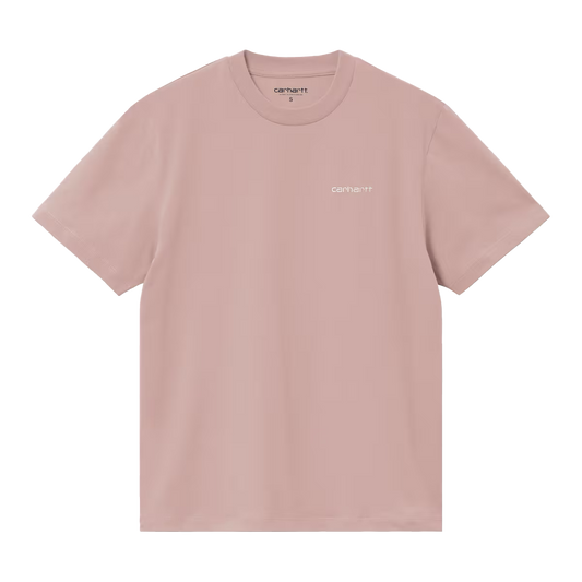 W' S/S Script Embroidery T-Shirt