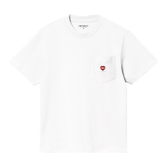 W' S/S Pocket Small Heart T-Shirt