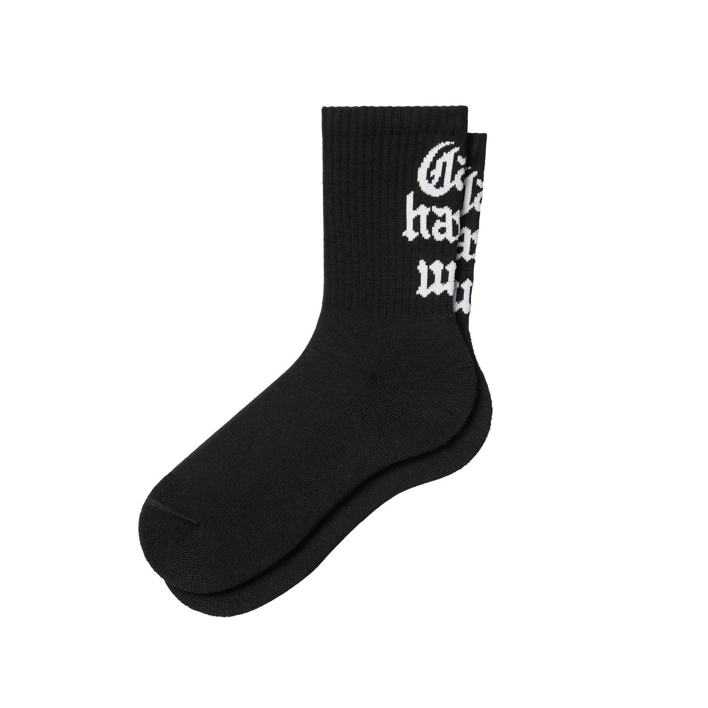 W' Blackletter Socks