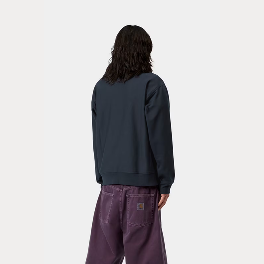 Half Zip American Script Sweat