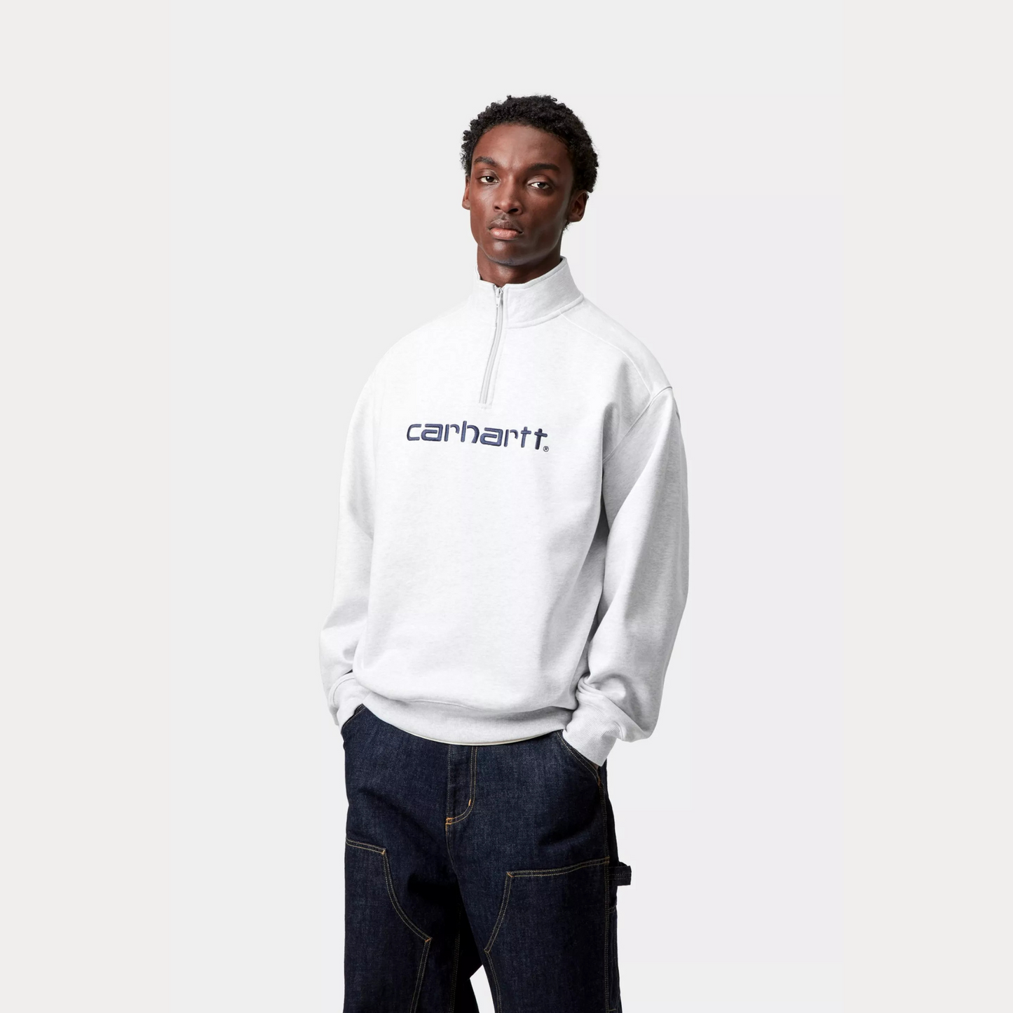 Script Half Zip Sweatshirt