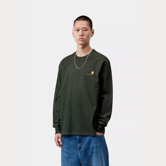 L/S American Script T-Shirt