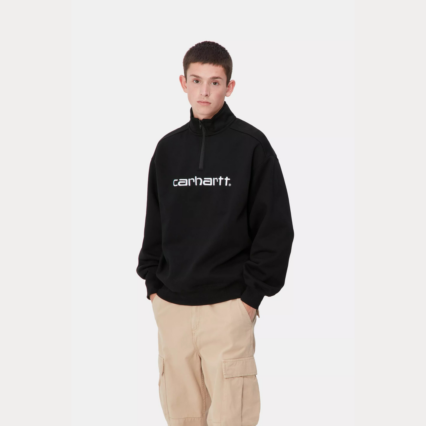 Script Half Zip Sweatshirt