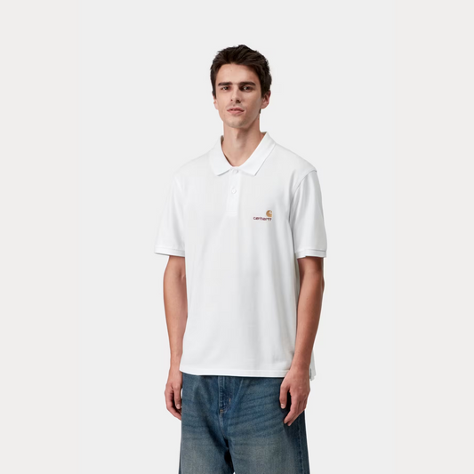 S/S American Script Polo