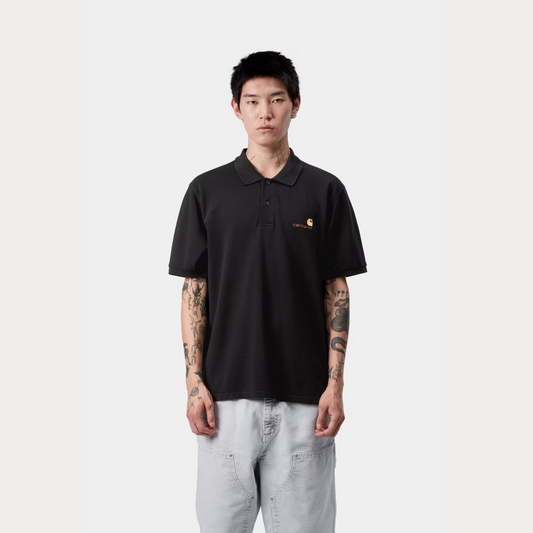 S/S American Script Polo