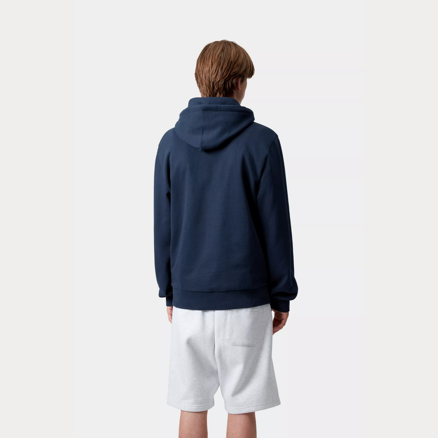 Hooded Script Embroidery Sweat