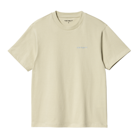 W' S/S Script Embroidery T-Shirt
