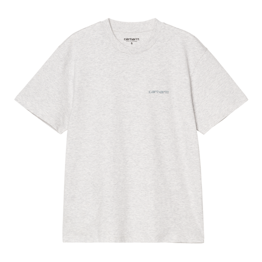W' S/S Script Embroidery T-Shirt