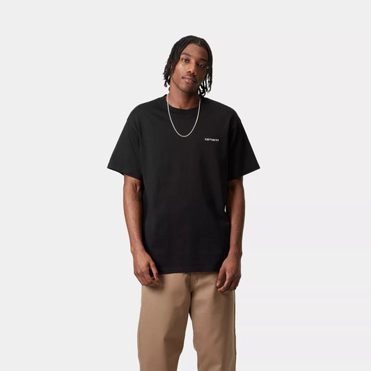 S/S Script Embroidery T-Shirt