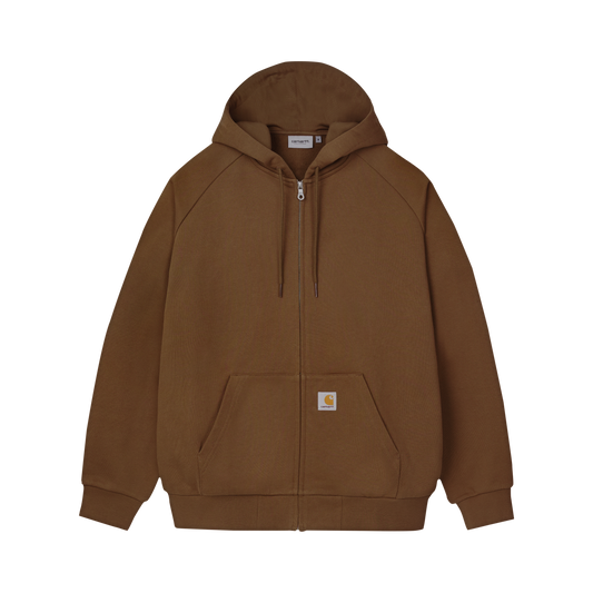 Hooded Square Label Jacket