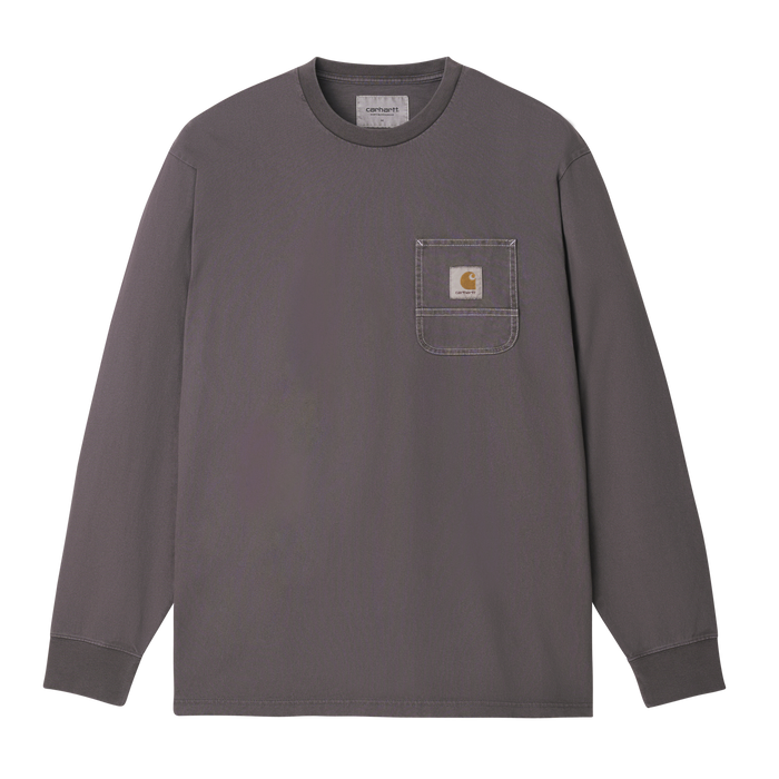 L/S Work Pocket T-shirt (Pigment Dyed)