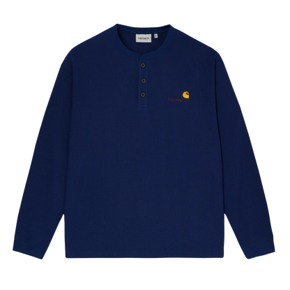 L/S Waffle Henley T-Shirt
