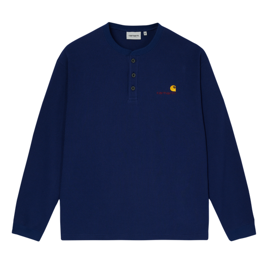 L/S Waffle Henley T-Shirt
