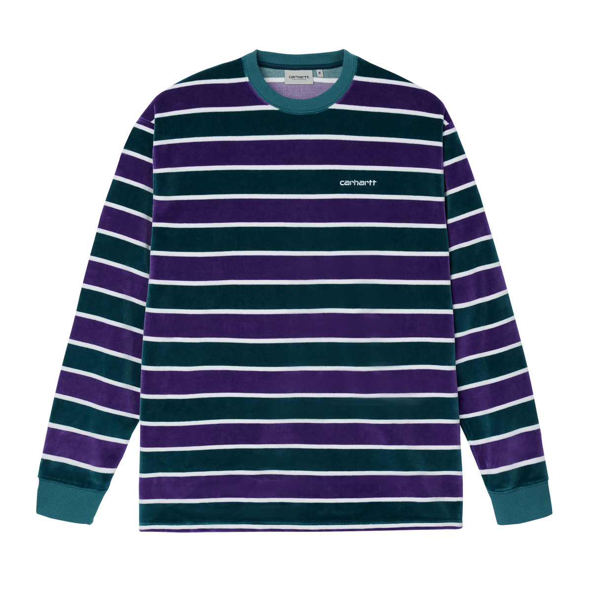 L/S Velour Stripe T-Shirt