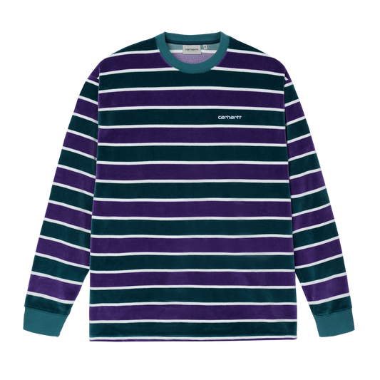 L/S Velour Stripe T-Shirt