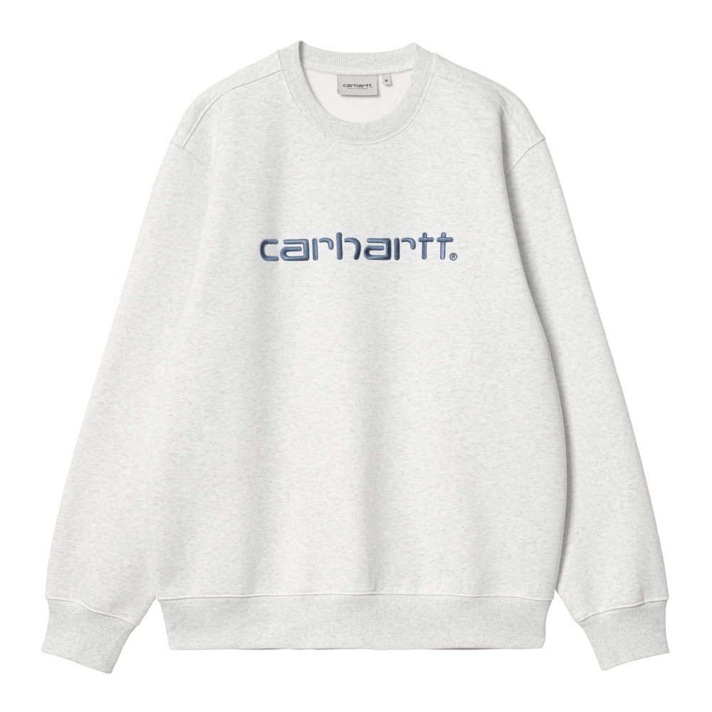 White 2025 carhartt sweatshirt