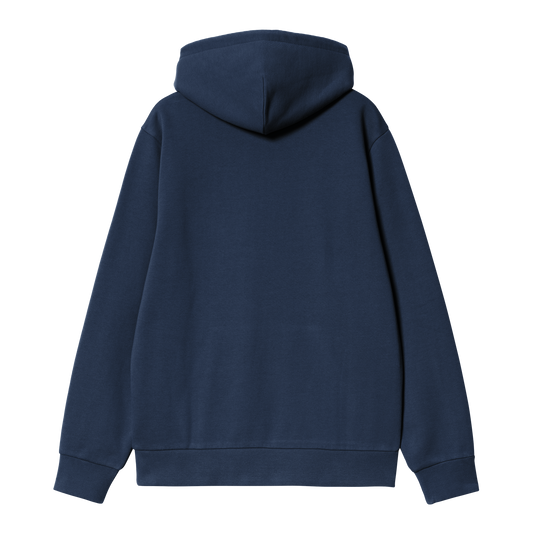 Hooded Script Embroidery Sweat