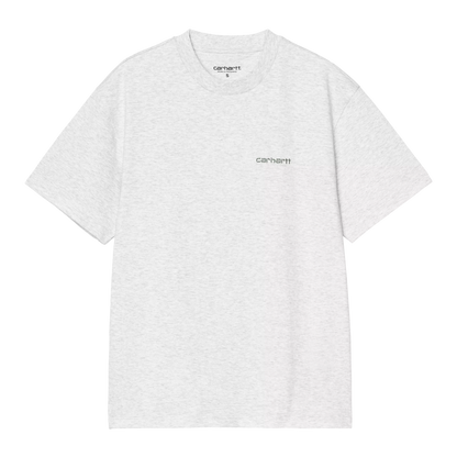 W' S/S Script Embroidery T-Shirt