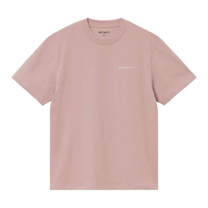 W' S/S Script Embroidery T-Shirt