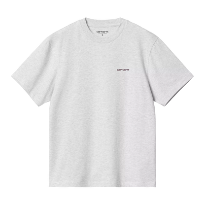 W' S/S Script Embroidery T-Shirt