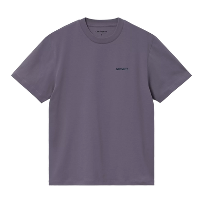 W' S/S Script Embroidery T-Shirt