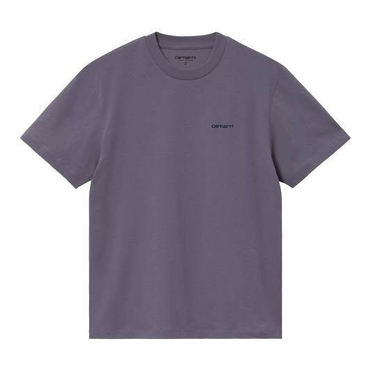 W' S/S Script Embroidery T-Shirt