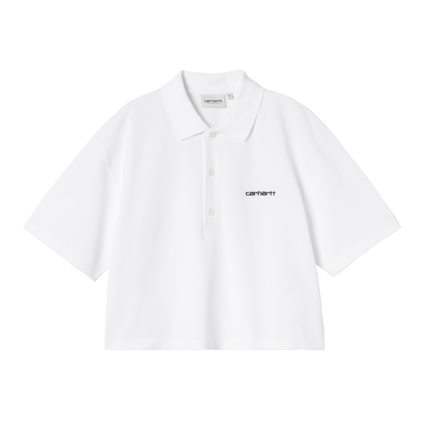 W' S/S Carhartt Script Polo T-Shirt