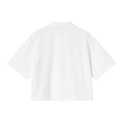 W' S/S Carhartt Script Polo T-Shirt