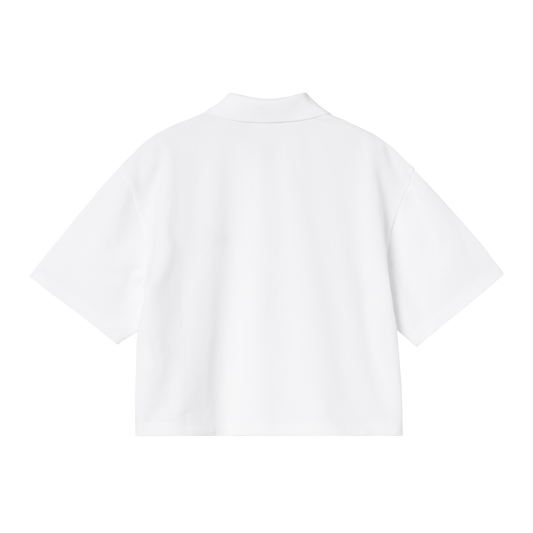 W' S/S Carhartt Script Polo T-Shirt