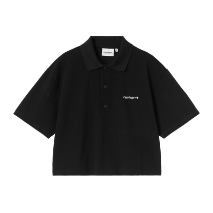 W' S/S Carhartt Script Polo T-Shirt