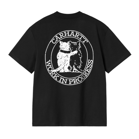 W' S/S Hugging Cats T-Shirt