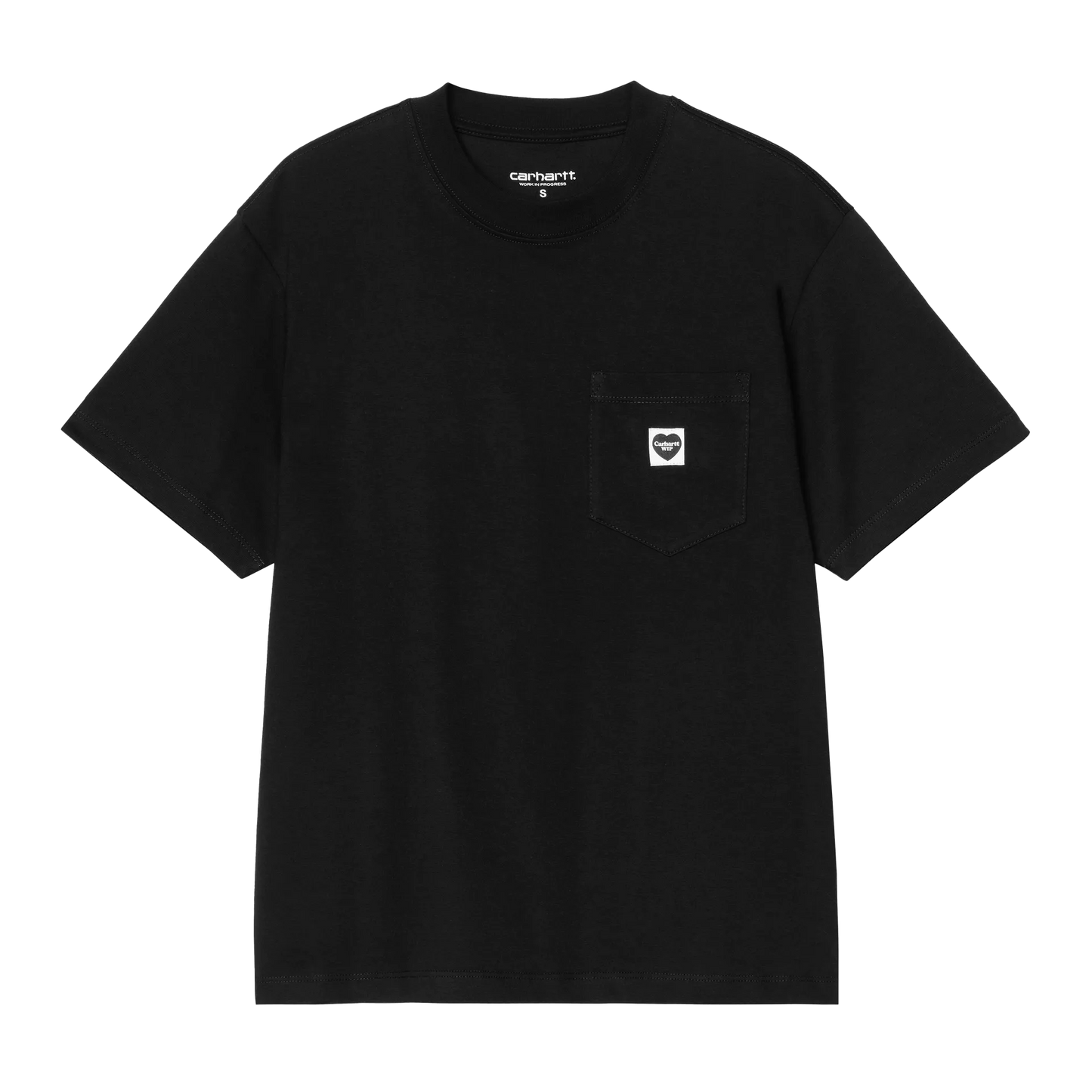 W' S/S Pocket Small Heart T-Shirt
