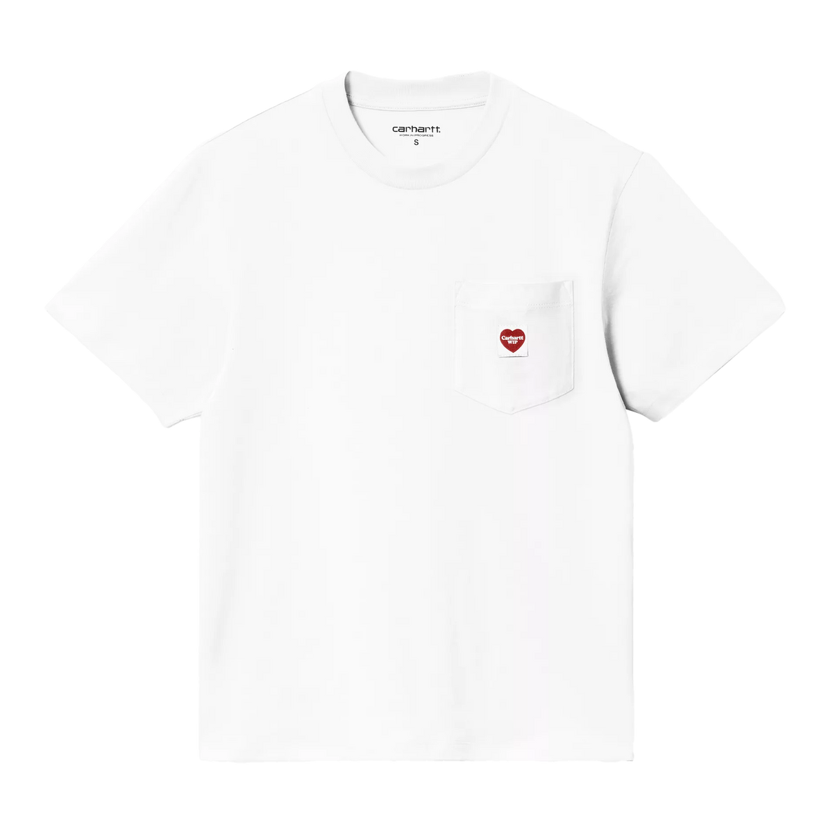 W' S/S Pocket Small Heart T-Shirt