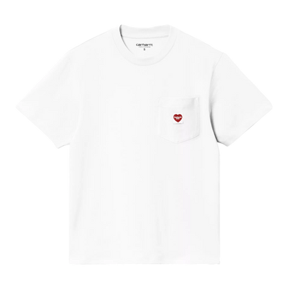 W' S/S Pocket Small Heart T-Shirt
