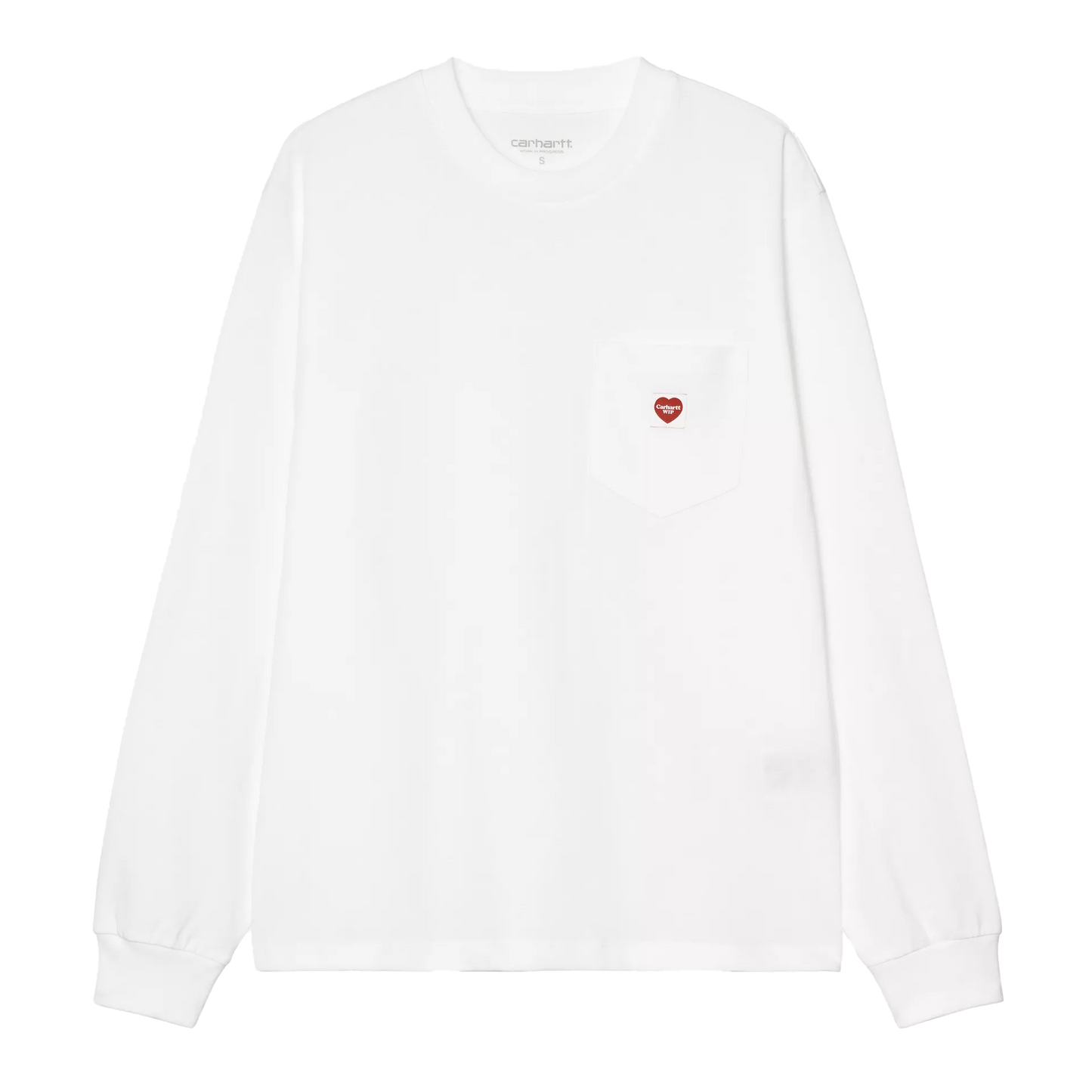 W' L/S Pocket Small Heart T-Shirt