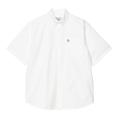 [CARHARTTWIP] S/S BRAXTON SHIRT ★大人気★ Carhartt WIP S/S Braxton Shirt, Bleach / Wax | Official