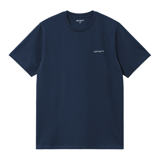 S/S Script Embroidery T-Shirt