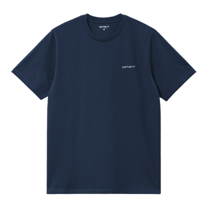 S/S Script Embroidery T-Shirt