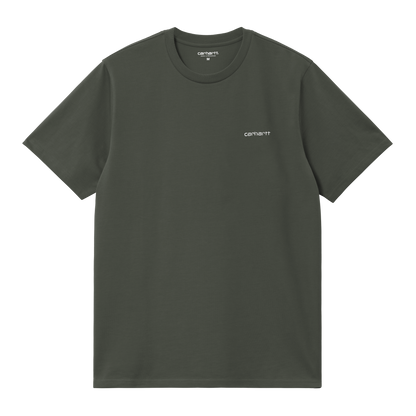 S/S Script Embroidery T-Shirt