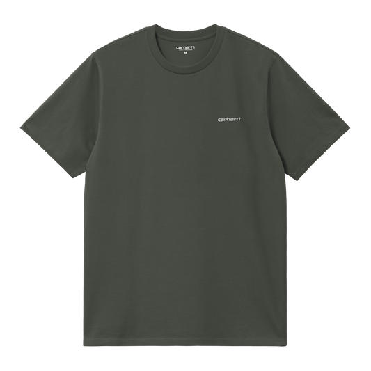 S/S Script Embroidery T-Shirt