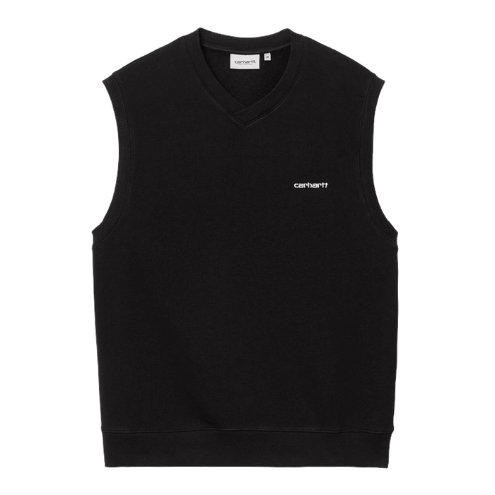 Script V-Neck Vest Sweat