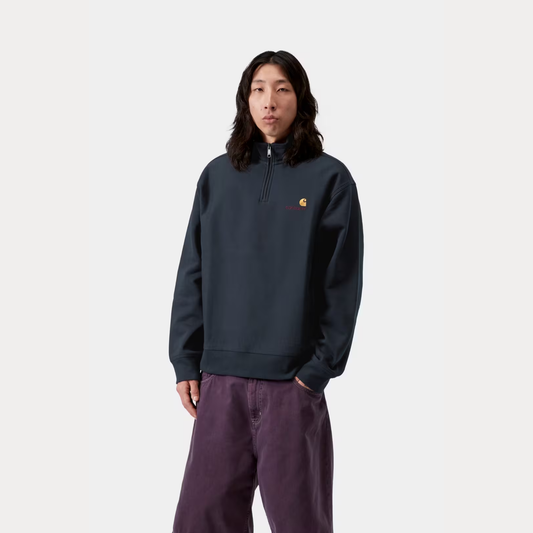 Half Zip American Script Sweat