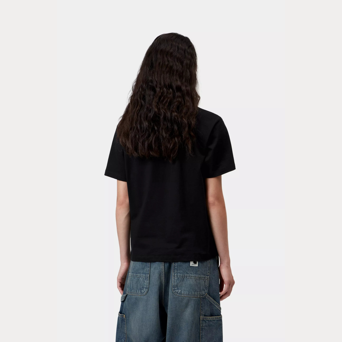 W' S/S Pocket Small Heart T-Shirt