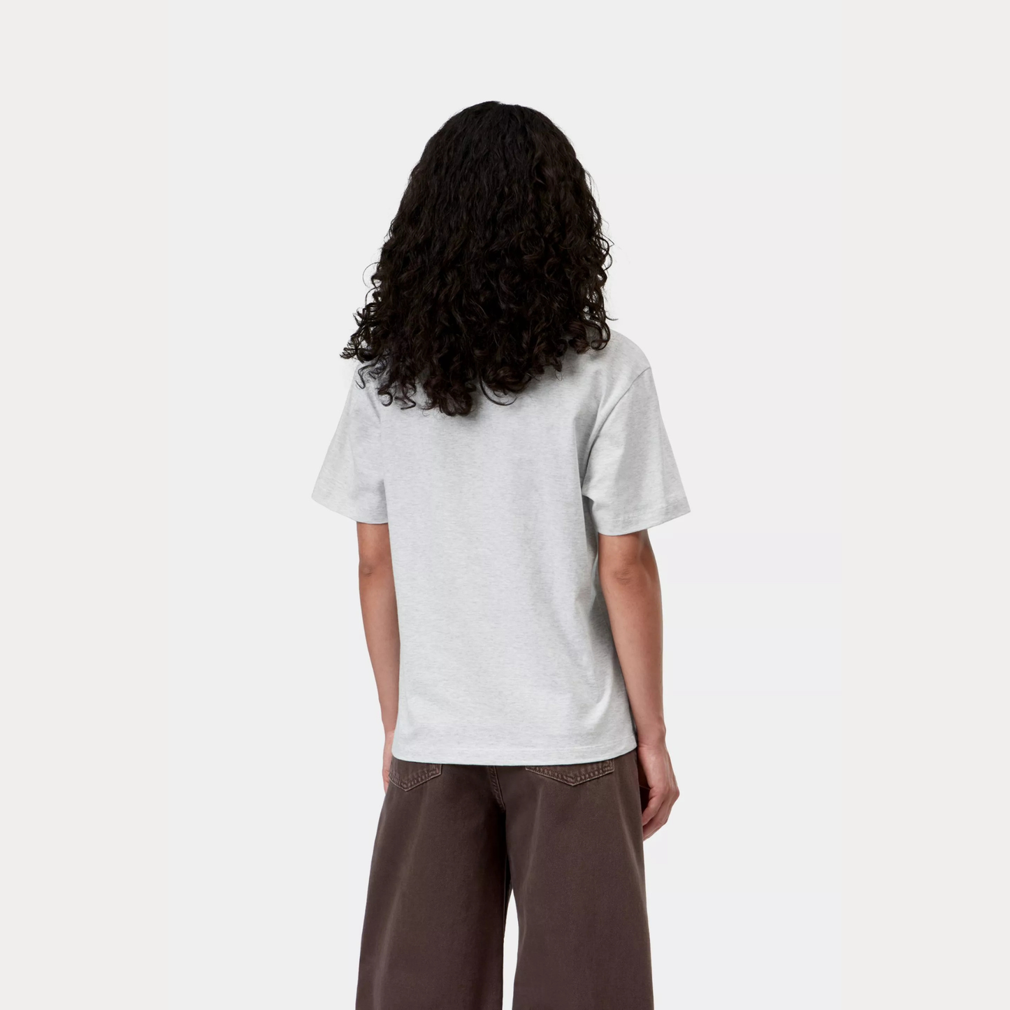W' S/S Script Embroidery T-Shirt