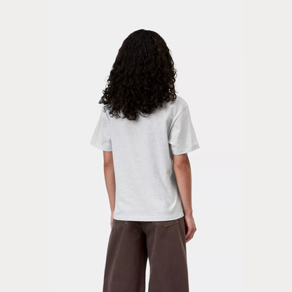 W' S/S Script Embroidery T-Shirt