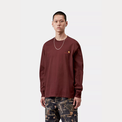 L/S American Script T-Shirt