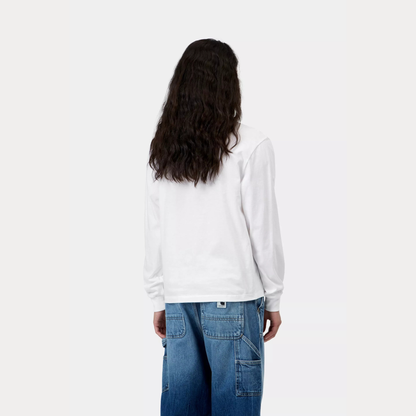 W' L/S Pocket Small Heart T-Shirt